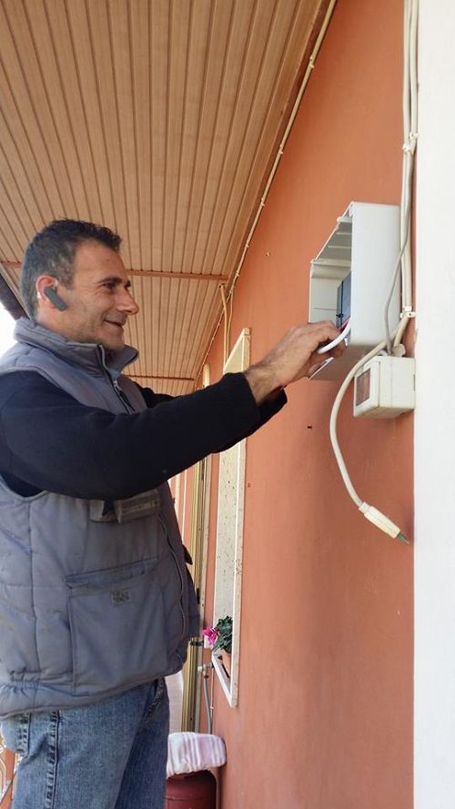 Franco Cerminara al lavoro